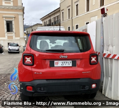 Jeep Renegade 
Vigili del Fuoco 
Comando provinciale di L’Aquila 
VF27717
Parole chiave: Jeep Renegade VF27717