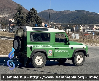 Land-Rover Defender 90
Carabinieri 
Comando Carabinieri Unità per la Tutela Fotestale Ambientale ed Agroalimentare 
Stazione Parco Nazionale del Gran Sasso e Monti della Laga 
CC BJ 235
Parole chiave: Land-Rover Defender_90 CCBJ235