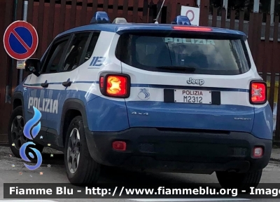 Jeep Renegade 
Polizia di Stato 
Reparto Prevenzione Crimine
POLIZIA M2312 
Parole chiave: Jeep Renegade polizia di Stato POLIZIAM2312