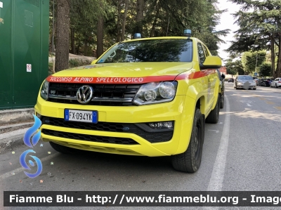 Volkswagen Amarok 
Corpo Nazionale Soccorso Alpino e Speleologico 
CNSAS Abruzzo 
L’Aquila 
Fornitura Nazionale 24 esemplari 
Allestimento Giustozzi 
Parole chiave: Volkswagen Amarok