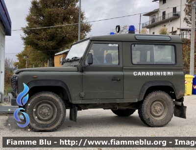 Land-Rover Defender 90 
Carabinieri 
Comando Carabinieri unità per la tutela Forestale Ambientale ed Agroalimentare 
CC BJ 223
Parole chiave: Land-Rover Defender_90 CCBJ223