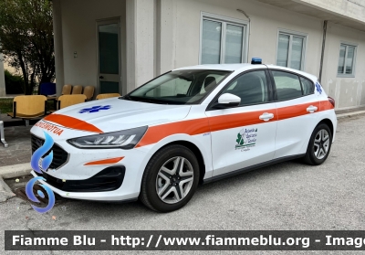 Ford Focus IV serie restyle Hybrid 
Asl n1 Avezzano Sulmona L’Aquila 
Automedica 
Allestimento ISOTEC 
Parole chiave: Ford Focus_IVserie_restyle_Hybrid Automedica