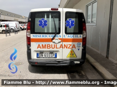 Fiat Doblò II serie 
Misericordia di L’Aquila 
Ambulanza 
Parole chiave: Fiat Doblò_IIserie Ambulanza