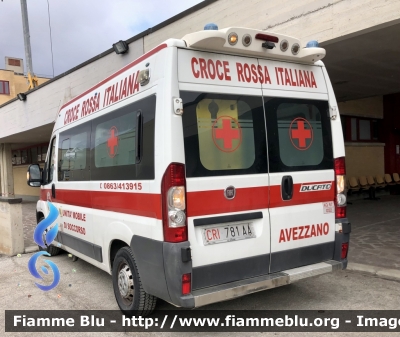 Fiat Ducato X250 
Croce Rossa Italiana 
Comitato di Avezzano 
Allestimento Fast 
CRI 781 AA
Parole chiave: Fiat Ducato_X250 CRI781AA