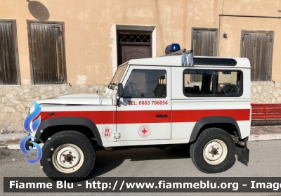 Land-Rover Defender 90 
Croce Rossa Italiana 
Comitato di Ovindoli 
Servizio Emergenze 
CRI 017 ZA
Parole chiave: Land-Rover Defender_90 CRI017ZA