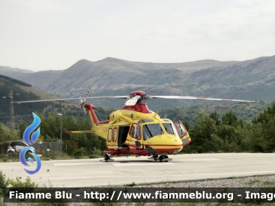 Agusta Westland AW 139 I-LAQU
118 Abruzzo Soccorso 
Servizio Elisoccorso Regionale 
Base Aeroporto L’Aquila (Preturo) 

Parole chiave: Agusta Westland AW 139 I-LAQU