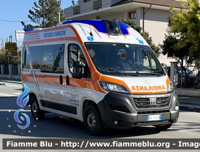 Fiat Ducato X290 restyle 
Croce Italia Ambulanze ETS
(Sambuceto) 
Allestimento Orion 
Automezzo 25
Parole chiave: Fiat Ducato_X290_restyle Ambulanza