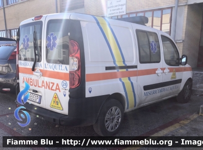 Fiat Doblò II serie 
Misericordia di L’Aquila 
Ambulanza 
Allestimento Mariani Fratelli 
Parole chiave: Fiat Doblò_IIserie Ambulanza