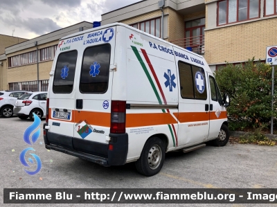 Fiat Ducato II serie 
Pubblica Assistenza Croce Bianca L’Aquila 
Parole chiave: Fiat Ducato_IIserie Ambulanza