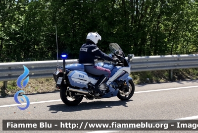 Yamaha FJR 1300 II serie 
Polizia di Stato 
Polizia Stradale 
Allestimento Elevox 
POLIZIA G3109
In Scorta al Giro d’Italia 
Moto “0”
Parole chiave: Yamaha_FJR1300 IIserie Polizia Stradale Giro d’Italia