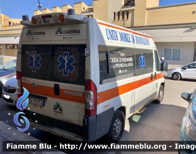 Fiat Ducato X250
ASL n1 Avezzano Sulmona L’Aquila 
118 Abruzzo Soccorso 
Allestimento Fast 
Parole chiave: Fiat Ducato_X250 Ambulanza 