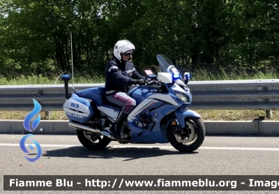 Yamaha FJR 1300 II serie 
Polizia di Stato 
Polizia Stradale 
Allestimento Elevox 
POLIZIA G3106
In Scorta al Giro d’Italia 
Moto “7” 
Parole chiave: Yamaha_FJR1300 IIserie Polizia Stradale Giro d’Italia