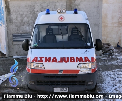 Fiat Ducato II serie 
Croce Rossa Italiana 
Comitato di Ovindoli 
Unità Trasporto Veterinario 
Allestimento Bollanti 
CRI 15645
Parole chiave: Fiat Ducato_IIserie Ambulanza CRI15645