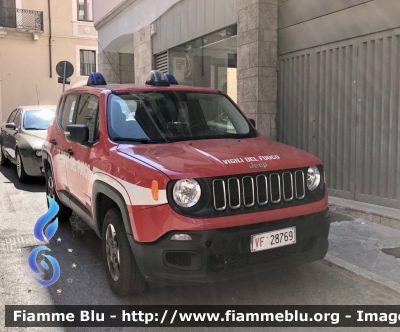 Jeep Renegade 
Vigili del Fuoco 
Comando provinciale di L’Aquila 
VF 28769
Parole chiave: Jeep Renegade VF28769