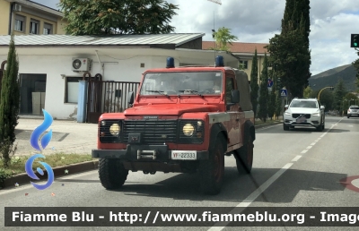 Land-Rover Defender 90 
Vigili del Fuoco 
Comando provinciale di L’Aquila 
VF22333
Parole chiave: Land-Rover Defender_90 VF22333