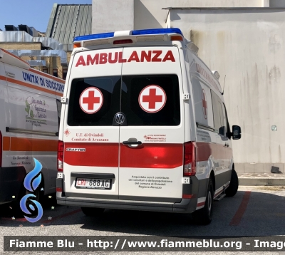 Volkswagen Crafter II serie 
Croce Rossa Italiana 
Comitato di Avezzano 
Unità Territoriale di Ovindoli 
Allestimento Mariani Fratelli 
CRI 688 AG 
Parole chiave: Volkswagen Crafter_IIserie CRI688AG Ambulanza