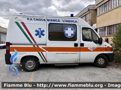 Fiat Ducato II serie 
Pubblica Assistenza Croce Bianca L’Aquila 
Parole chiave: Fiat Ducato_IIserie Ambulanza