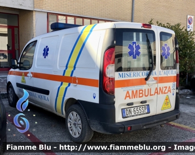 Fiat Doblò II serie 
Misericordia di L’Aquila 
Ambulanza 
Allestimento Mariani Fratelli 
Parole chiave: Fiat Doblò_IIserie Ambulanza