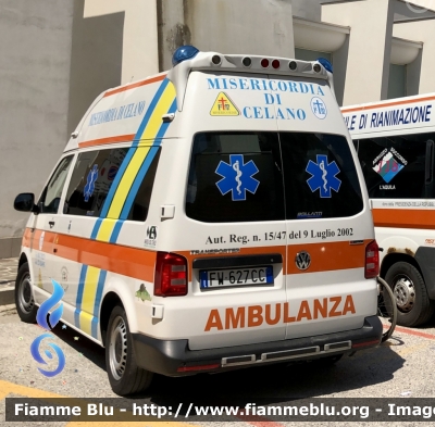 Volkswagen Transporter T6 
Misericordia di Celano 
Allestimento Bollanti 
Parole chiave: Volkswagen Transporter_T6 Ambulanza