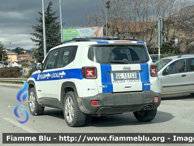 Jeep Renegade restyle 4x4 
Polizia Locale 
Comune di Pizzoli 
Allestimento Celiani 
Parole chiave: Jeep Renegade_restyle_4x4