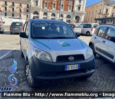 Daihatsu Terios II serie 
Polizia Provinciale 
Regione Abruzzo 
Provincia Di L’Aquila 
Parole chiave: Daihatsu Terios_IIserie