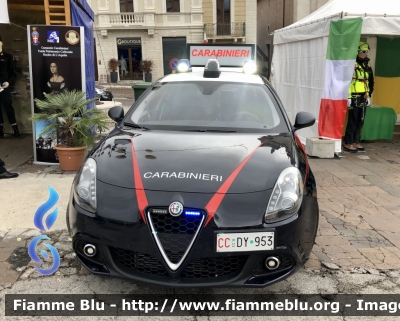 Alfa Romeo Nuova Giulietta restyle 
Carabinieri Nucleo Operativo Radiomobile 
Allestimento NCT 
Decorazione Grafica Artlantis 
CC DY 953
Parole chiave: Alfa-Romeo Nuova_Giulietta_restyle CCDY953