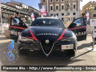 Alfa-Romeo Nuova Giulia Quadrifoglio 
Carabinieri 
Nucleo Operativo Radiomobile di Roma 
CC DK 554
Parole chiave: Alfa-Romeo Nuova_Giulia_Quadrifoglio CCDK554