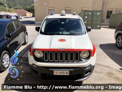 Jeep Renegade 
Croce Rossa Italiana 
Comitato di L’Aquila 
CRI 693 AE 
Parole chiave: Jeep Renegade CRI693AE