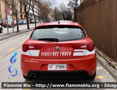 Alfa Romeo Nuova Giulietta restyle 
Vigili del Fuoco 
Comando provinciale di L’Aquila 
VF 27806
Parole chiave: Alfa-Romeo Nuova_Giulietta_restyle VF27806