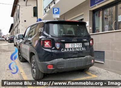 Jeep Renegade restyle 
Carabinieri 
Comando Carabinieri unità per la tutela Forestale Ambientale ed Agroalimentare 
CC ED 758
Parole chiave: Jeep Renegade_restyle CCED758