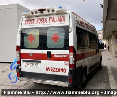 Fiat Ducato X250 
Croce Rossa Italiana 
Comitato di Avezzano 
Allestimento Fast 
CRI 781 AA
Parole chiave: Fiat Ducato_X250 CRI781AA