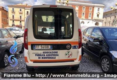 Fiat Doblò XL IV serie 
Associazione Pubblica Assistenza di Montereale 
Allestimento Maf 
Parole chiave: Fiat Doblò_XL_IVserie