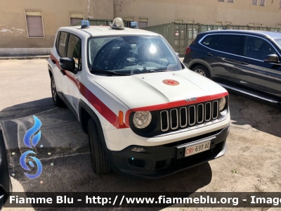 Jeep Renegade 
Croce Rossa Italiana 
Comitato di L’Aquila 
CRI 693 AE 
Parole chiave: Jeep Renegade CRI693AE