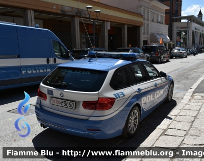 Bmw 320 Touring F31 III restyle
Polizia di Stato 
Polizia Stradale
Allestimento Focaccia
POLIZIA M3650
Parole chiave: Bmw 320_Touring_F31_IIIrestyle POLIZIAM3650