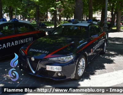 Alfa Romeo Nuova Giulia
Carabinieri
Nucleo Operativo Radiomobile
Allestimento FCA
CC EL 922
Parole chiave: Alfa-Romeo Nuova_Giulia CCEL922