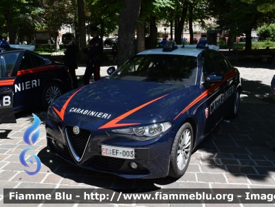 Alfa Romeo Nuova Giulia
Carabinieri
Nucleo Operativo Radiomobile
Allestimento FCA 
CC EF 003
Parole chiave: Alfa-Romeo Nuova_Giulia CCEF003