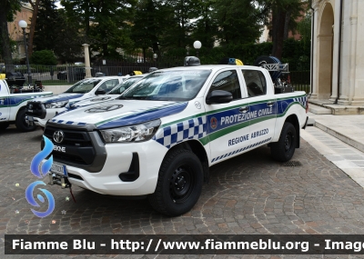 Toyota Hilux IX serie
Protezione Civile 
Regione Abruzzo
Cod.Automezzo 117
Parole chiave: Toyota hilux_IXserie