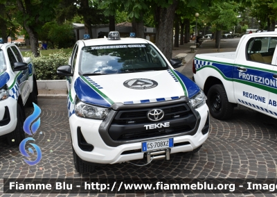 Toyota Hilux IX serie
Protezione Civile
Regione Abruzzo
Allestimento Tekne
Cod.Automezzo 
Parole chiave: Toyota hilux_IXserie