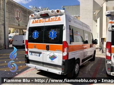 Peugeot Boxer 
ASL n1 Avezzano Sulmona L’Aquila 
118 Abruzzo Soccorso 
C.O. Di L’Aquila 
Allestimento GGG elettromeccanica 
Automezzo in consegna 
Parole chiave: Peugeot Boxer