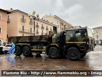 Astra SM88.42
Esercito Italiano 
IX Reggimento Alpini L’Aquila 
Autocarro Tattico Logistico ACTL 8x8
APS (Autocarro Piani Scarrabili) 
Sistema di Movimentazione Isoli-Cargotec Multilift MK IV 
EI AR 438
Parole chiave: Astra SM88.42 EIAR438