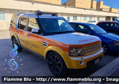 Land Rover Discovery 4 
Misericordia di L’Aquila 
Fuoristrada allestito Ambulanza 

Parole chiave: Land-Rover Discovery_4 Ambulanza