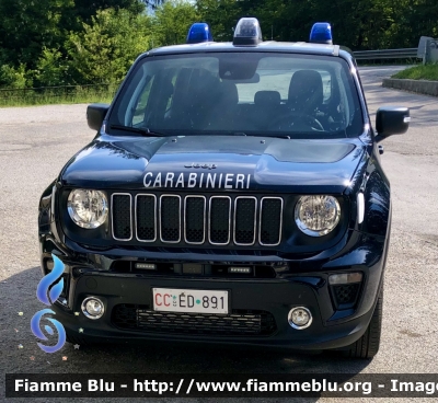 Jeep Renegade restyle - Seconda Fornitura 
Carabinieri 
CC ED 891
Parole chiave: Jeep_Renegade restyle Seconda Fornitura Carabinieri