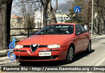 Alfa Romeo 156 I serie 
Vigili del Fuoco 
Comando provinciale di Chieti 
VF 21210
Parole chiave: Alfa-Romeo 156_Iserie VF21210