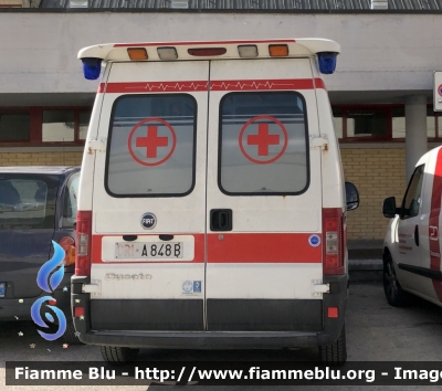 Fiat Ducato III serie 
Croce Rossa Italiana 
Comitato di Avezzano 
Unità Territoriale di Capistrello 
Allestimento Orion 
CRI A848B
Parole chiave: Fiat Ducato_IIIserie Ambulanza CRIA848B