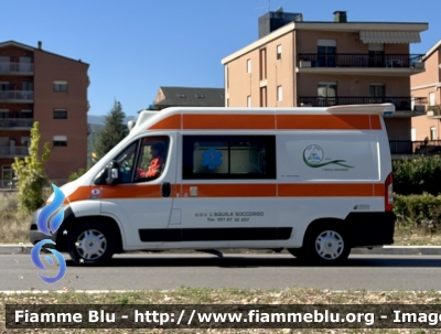 Fiat Ducato X250 
ASD SAM 
L’Aquila Soccorso 
Allestimento Orion 
Parole chiave: Fiat Ducato_X250 Ambulanza