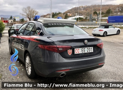 Alfa Romeo Nuova Giulia 
Carabinieri 
Nucleo Operativo Radiomobile 
Allestimento FCA 
CC EE 201
Parole chiave: Alfa-Romeo Nuova_Giulia CC EE 201