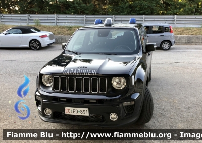 Jeep Renegade restyle - Seconda Fornitura 
Carabinieri 
CC ED 891
Parole chiave: Jeep Renegade_restyle CCED891