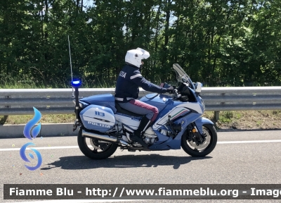 Yamaha FJR 1300 II serie 
Polizia di Stato 
Polizia Stradale 
Allestimento Elevox 
POLIZIA G3098 
In Scorta al Giro d’Italia 
Moto “14”
Parole chiave: Yamaha_FJR 1300 IIserie Polizia Stradale Giro d’Italia