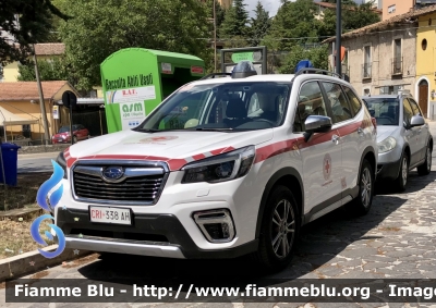 Subaru Forester E-Boxer 
Croce Rossa Italiana 
Comitato di L’Aquila 
Allestimento Cita Seconda 
CRI 338 AH
Parole chiave: Subaru Forester_E-Boxer CRI338AH