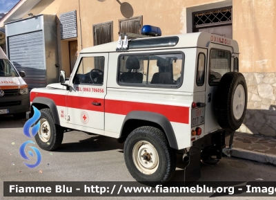 Land-Rover Defender 90 
Croce Rossa Italiana 
Comitato di Ovindoli 
Servizio Emergenze 
CRI 017 ZA
Parole chiave: Land-Rover Defender_90 CRI017ZA